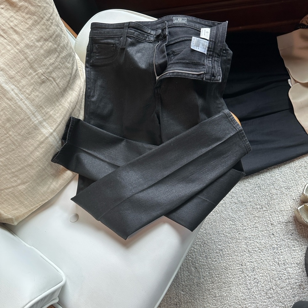 AG Adriano Goldschmied Women’s Black High Rise Jeans